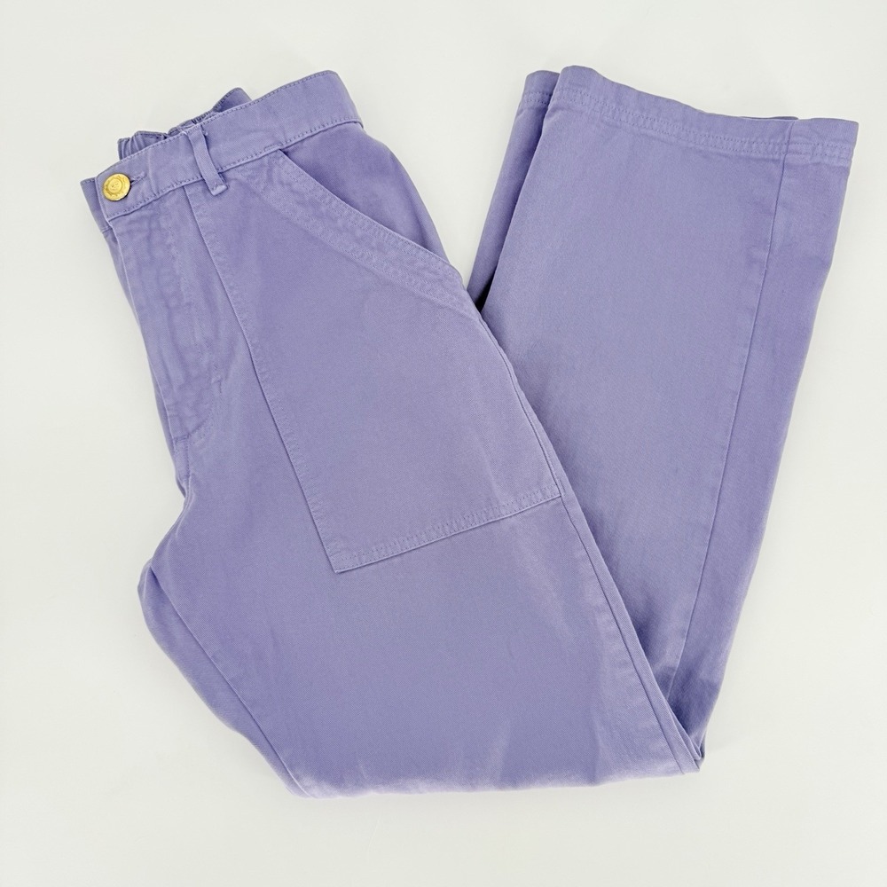 Big Bud Press Women's Work Pants Lavender Purple XS Cotton Granola Girl USA Made